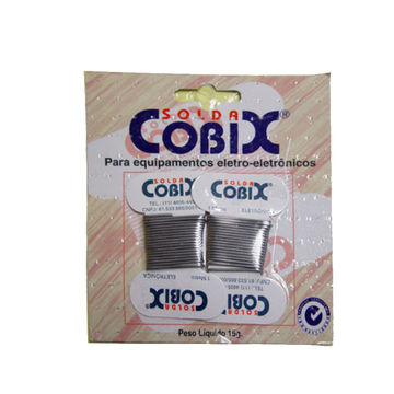 Imagem ilustrativa: SOLDA STANIO CARTELA 2M 1.2 MM COBIX