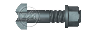 Imagem ilustrativa: Parafuso RO RAIADA 20 X 80 RANDON C/ PORCA MB