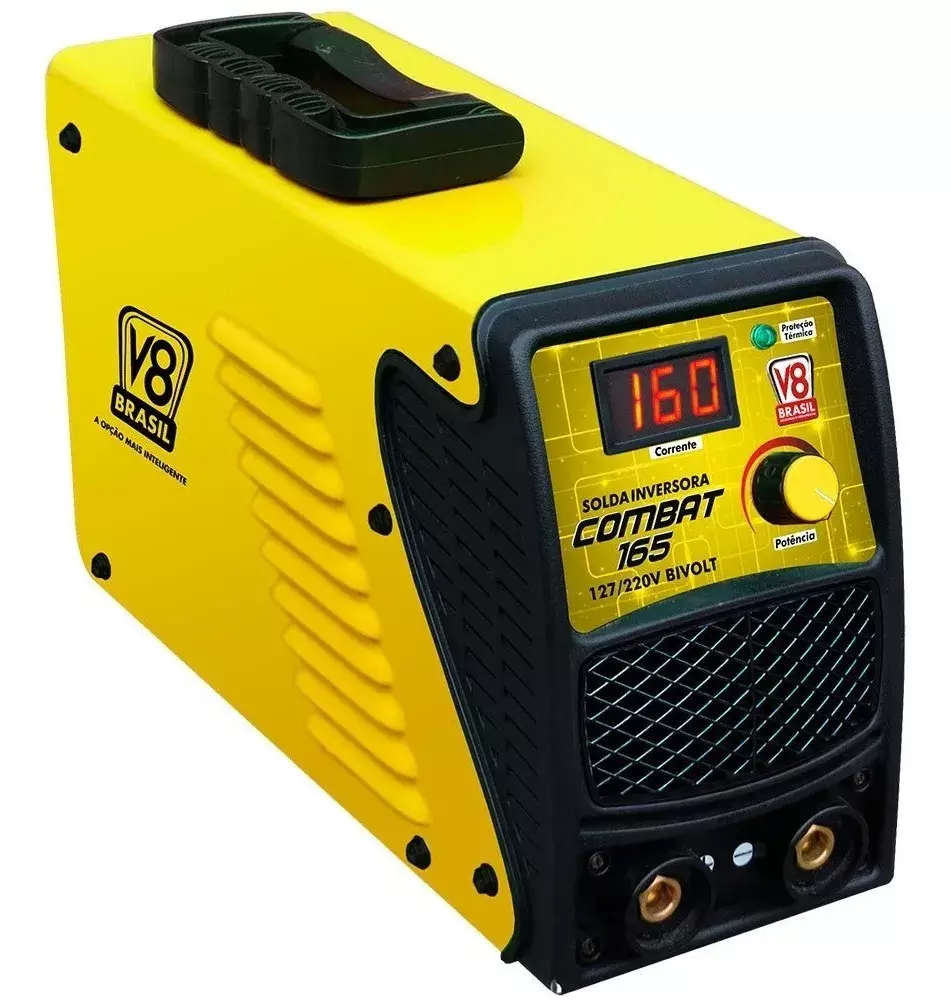 Imagem ilustrativa: INVERSORA DE SOLDA COMBAT 165 120A 220v V8 BRASIL
