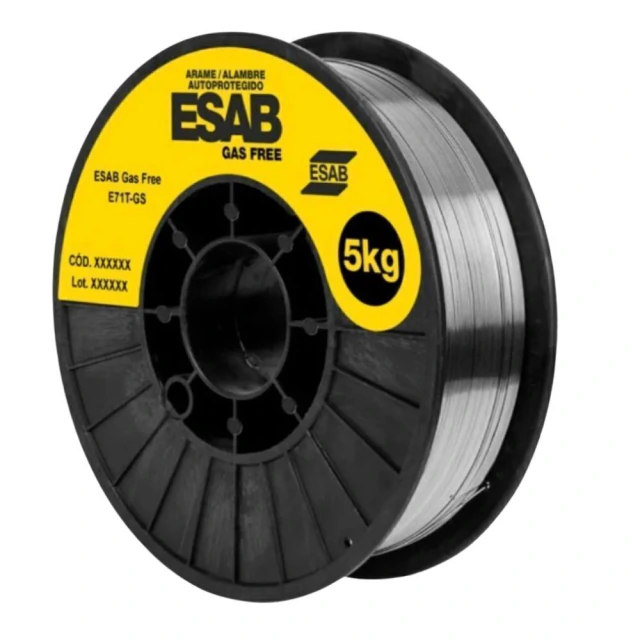 Imagem ilustrativa: ARAME MIG TUBULAR 1.0MM 5KG USO S/ GAS ESAB