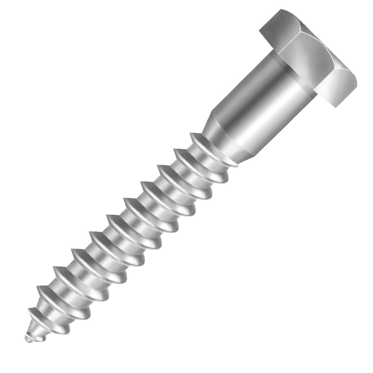 Imagem ilustrativa: Parafuso sextavado rosca soberba 6 X 40 INOX CH 10