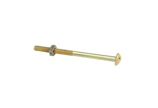 Imagem ilustrativa: Parafuso P/ CAMA 5/16 X 140 MM FENDA C/ PO E ARR